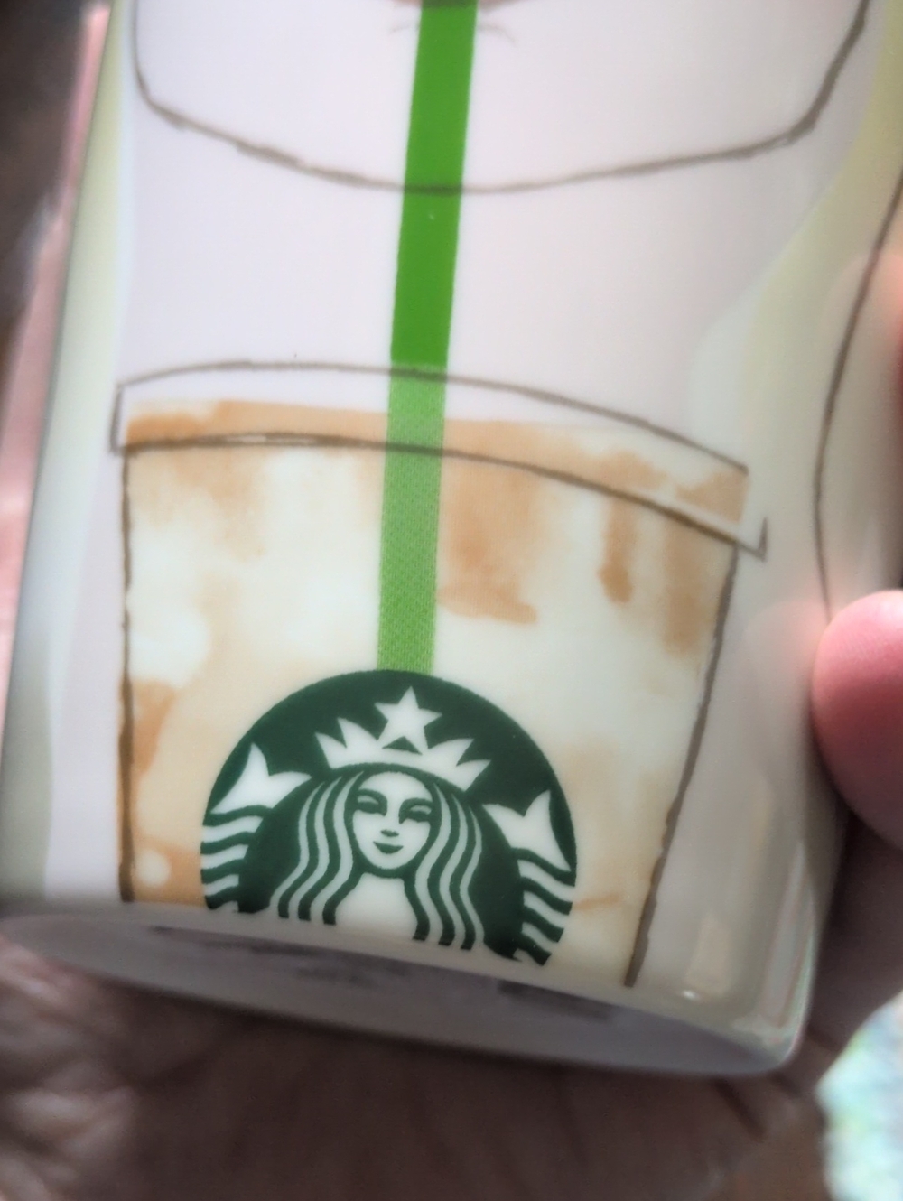 STARBUCKS I NWT 2021 Los Angeles Metallic Sunglasses Ceramic Tumbler with Lid - Picture 8 of 15